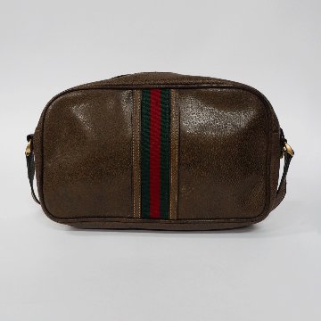 【中古】【良い】 OLDGUCCI オールドグッチ ヴィンテージグッチ シェリーライン バッグ ショルダーバッグ 1970年代の画像