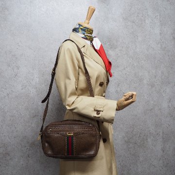 【中古】【良い】 OLDGUCCI オールドグッチ ヴィンテージグッチ シェリーライン バッグ ショルダーバッグ 1970年代の画像