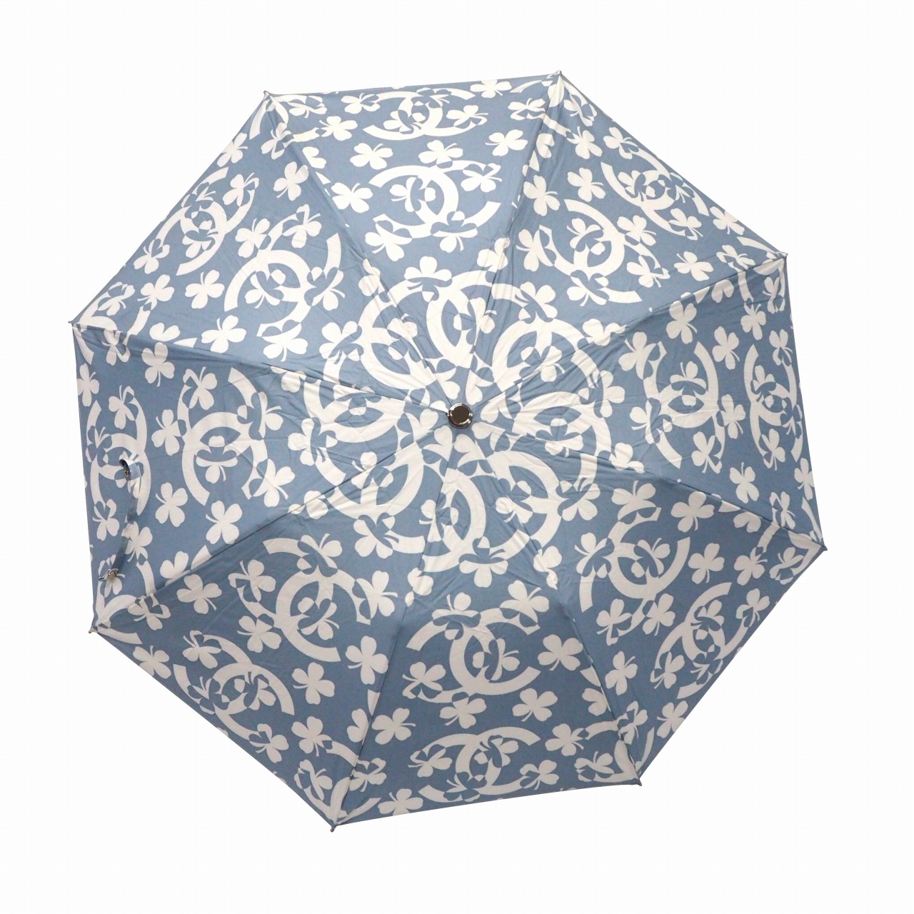 【中古】【良い】 Chanel シャネル ココマーク 折りたたみ傘 雨傘 カバー付き画像
