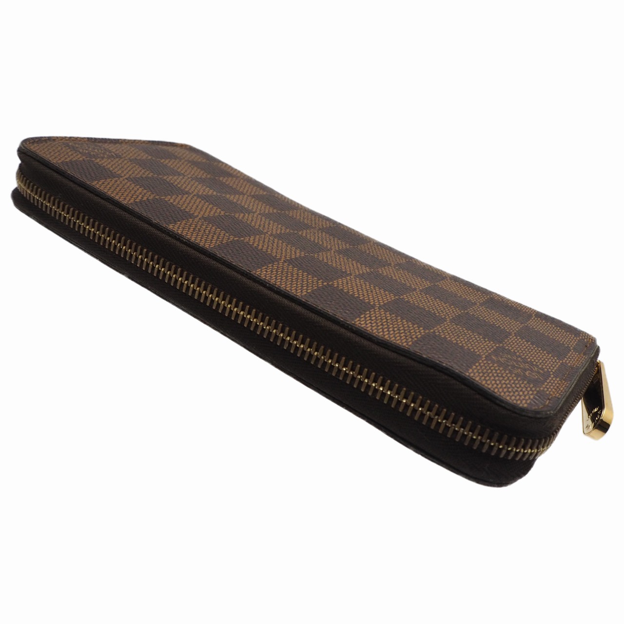 【中古】【良い】 LOUIS VUITTON ルイヴィトン ダミエ エベヌ ジッピーウォレット 財布 長財布 N60015の画像