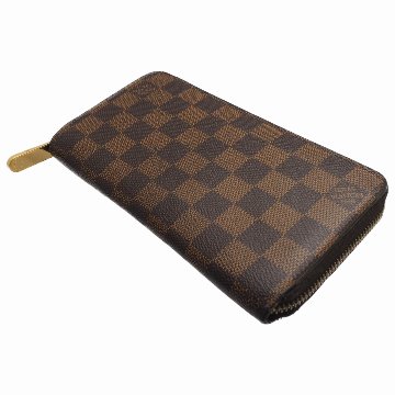 中古】【良い】 LOUIS VUITTON ルイヴィトン ダミエ エベヌ ジッピー