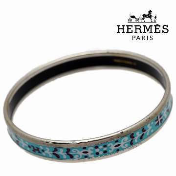 中古】【可】 HERMES エルメス ブレスレット バングル エマイユPM