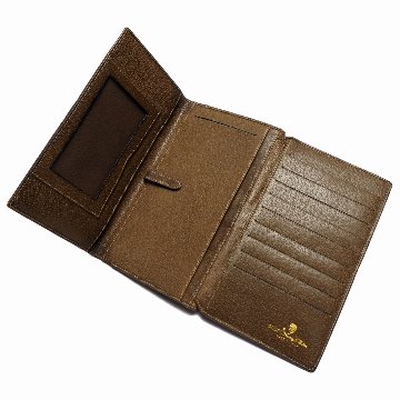 【中古】【良い】 OLDGUCCI オールドグッチ ヴィンテージグッチ GGキャンバス 長財布 三つ折り ブラウンの画像