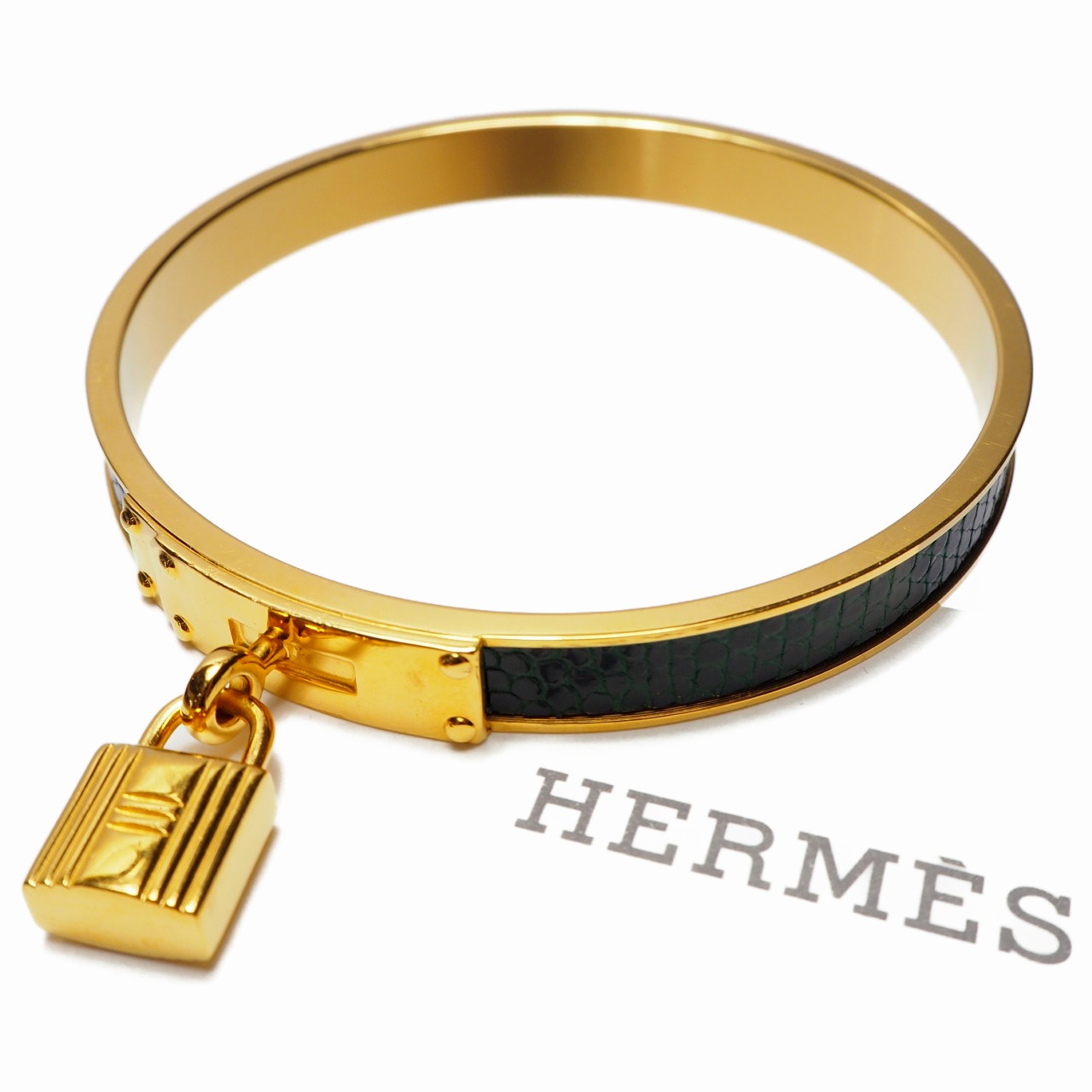 買取 強化 - HERMES エルメス ケリー バングル ブレスレット グレー