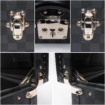 【中古】【非常に良い】 LOUIS VUITTON ルイヴィトン ダミエグラフィット プレジデント45 トランクケース N48190 の画像