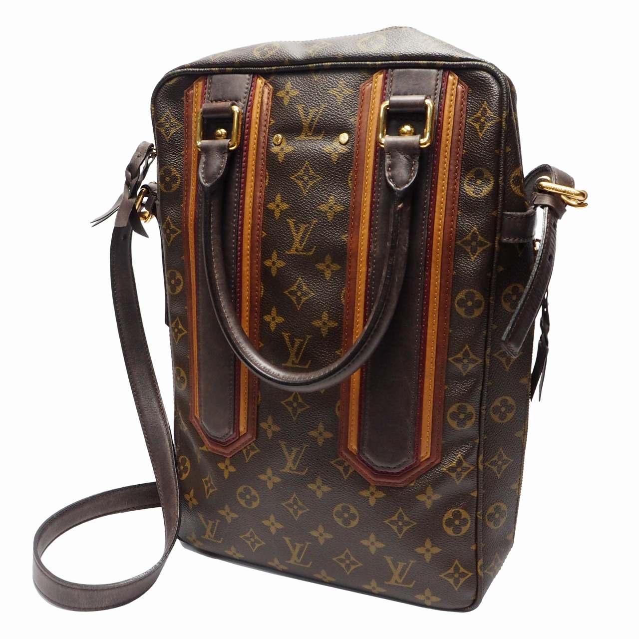 中古】【良い】 LOUIS VUITTON ルイヴィトン モノグラムベキア ポルト