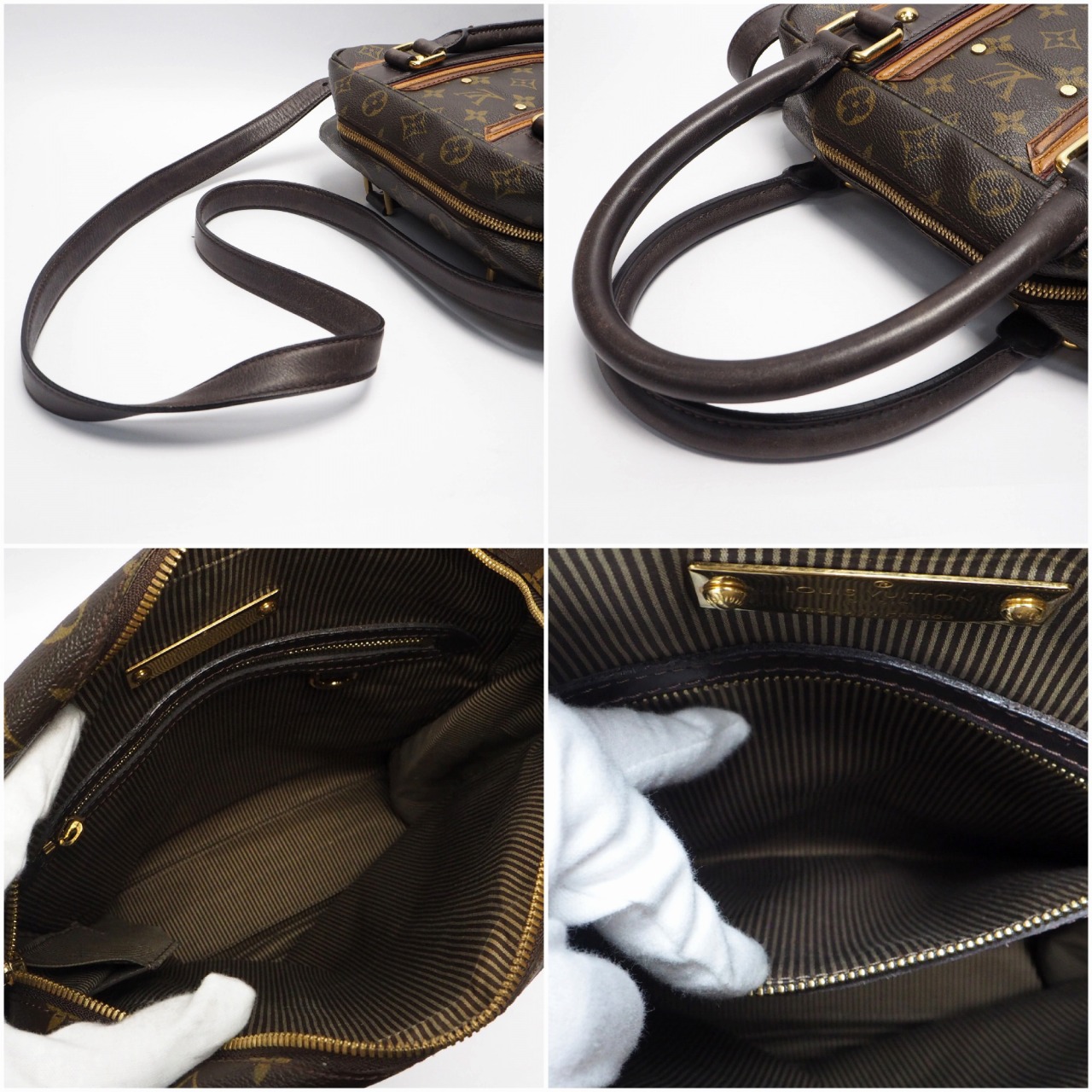 中古】【良い】 LOUIS VUITTON ルイヴィトン モノグラムベキア ポルト