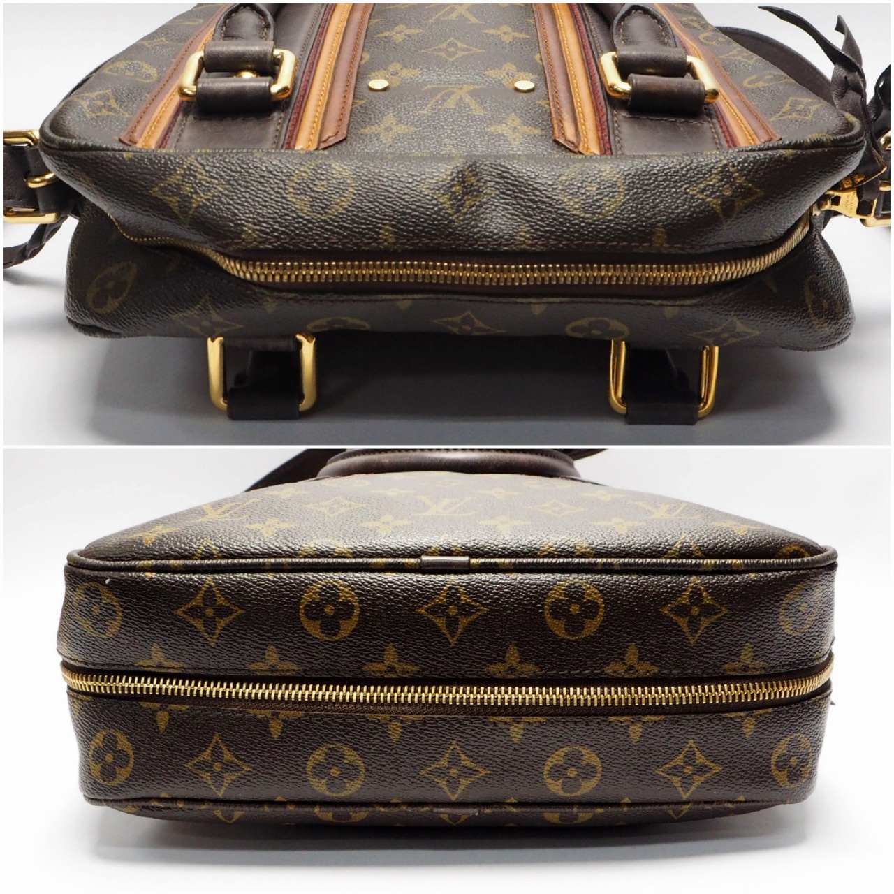 中古】【良い】 LOUIS VUITTON ルイヴィトン モノグラムベキア ポルト