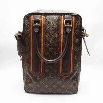 【中古】【良い】 LOUIS VUITTON ルイヴィトン モノグラムベキア ポルトドキュマン ヴェルティカル ショルダーバッグ 2way M95529の画像