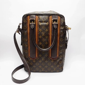 【中古】【良い】 LOUIS VUITTON ルイヴィトン モノグラムベキア ポルトドキュマン ヴェルティカル ショルダーバッグ 2way M95529の画像