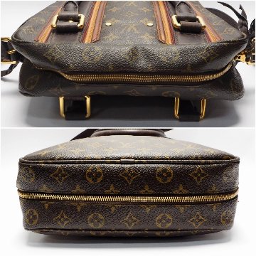 【中古】【良い】 LOUIS VUITTON ルイヴィトン モノグラムベキア ポルトドキュマン ヴェルティカル ショルダーバッグ 2way M95529の画像