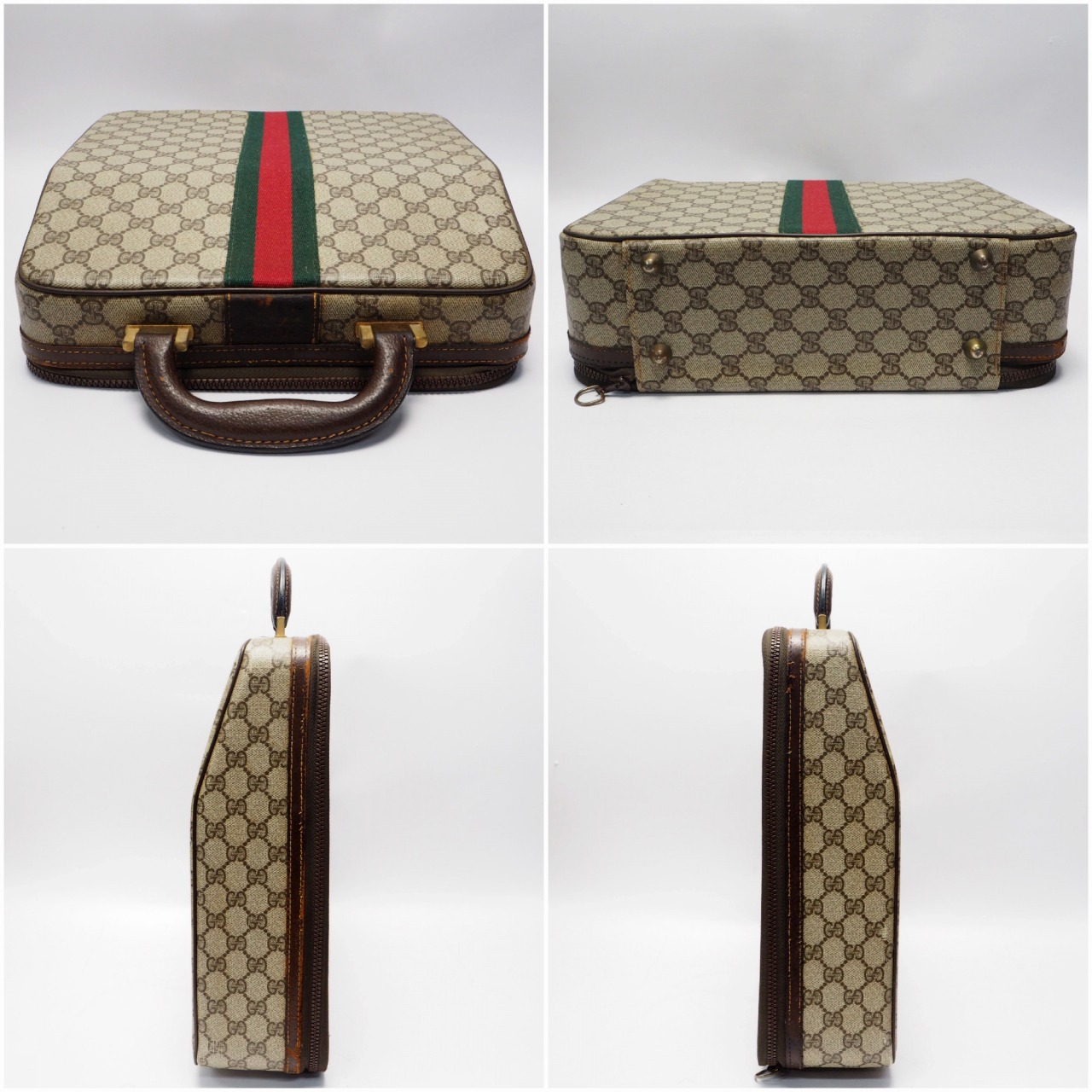 【中古】【良い】 OLDGUCCI オールドグッチ ヴィンテージグッチ オリベッティ レッテラ32 タイプライター トランクケース 1970年代の画像