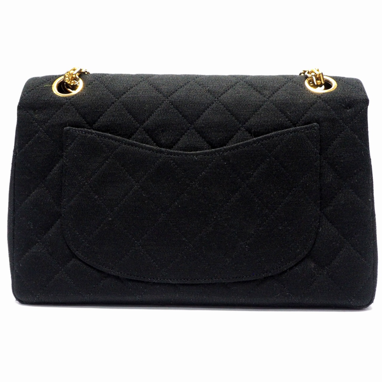 【中古】【非常に良い】 CHANEL シャネル ヴィンテージシャネル マトラッセ23 チェーンショルダーバッグ 2way 0番台 ダブルフラップ ココマーク コットンの画像