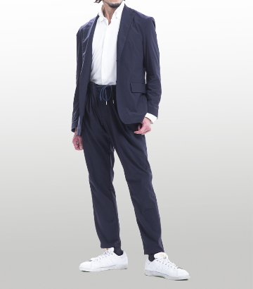 SH-01-NVスーツ＋ボタンダウンシャツセットの画像